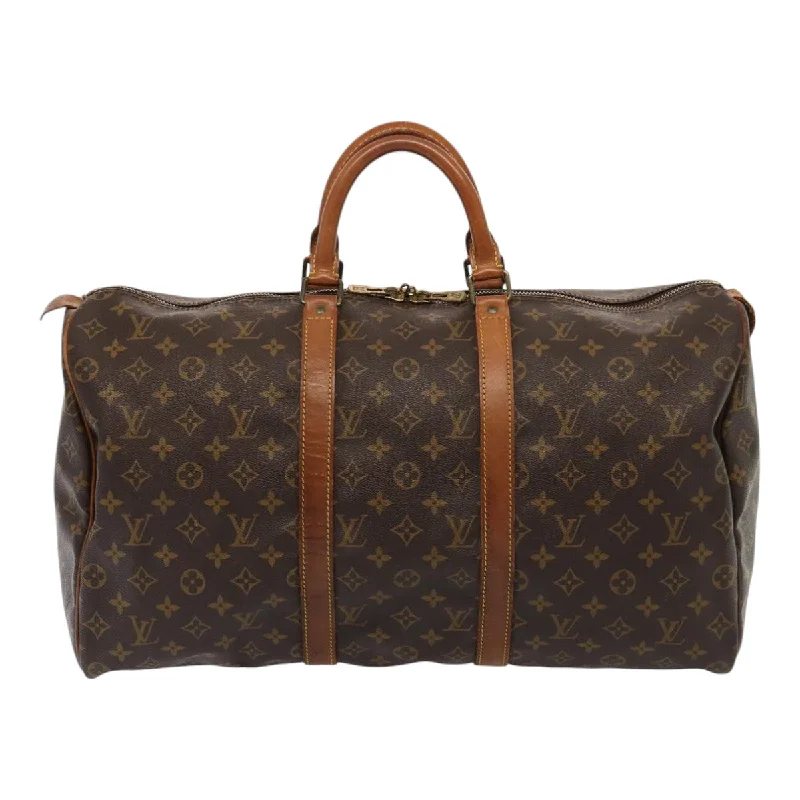 Louis Vuitton Keepall 50  Canvas Travel Bag (Pre-Owned)