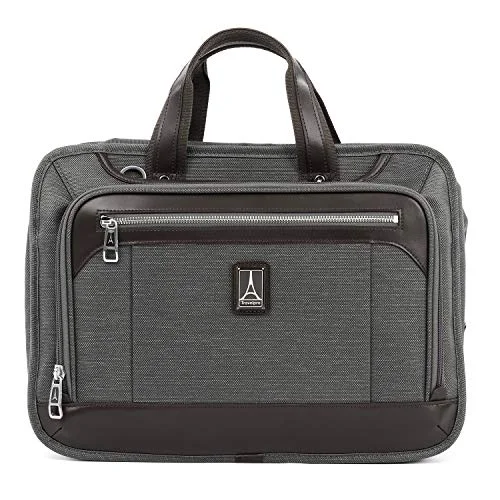 Travelpro Travlepro Luggage Platinum Elite 16" Carry-on Slim Business Computer Briefcase, Vintage Grey, One Size