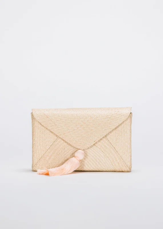 Cassia Straw Clutch Bag