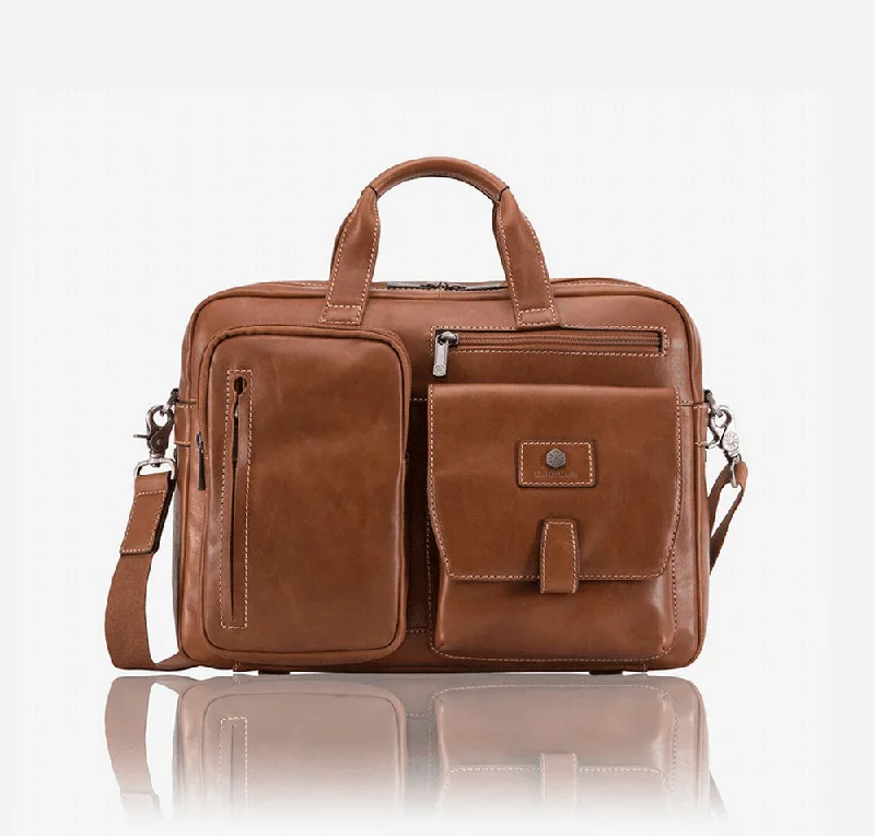 Jekyll & Hide Montana Medium Laptop Briefcase, Colt