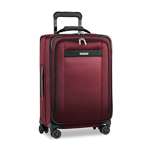 Briggs & Riley Transcend Tall Carry-On Expandable Spinner, Merlot