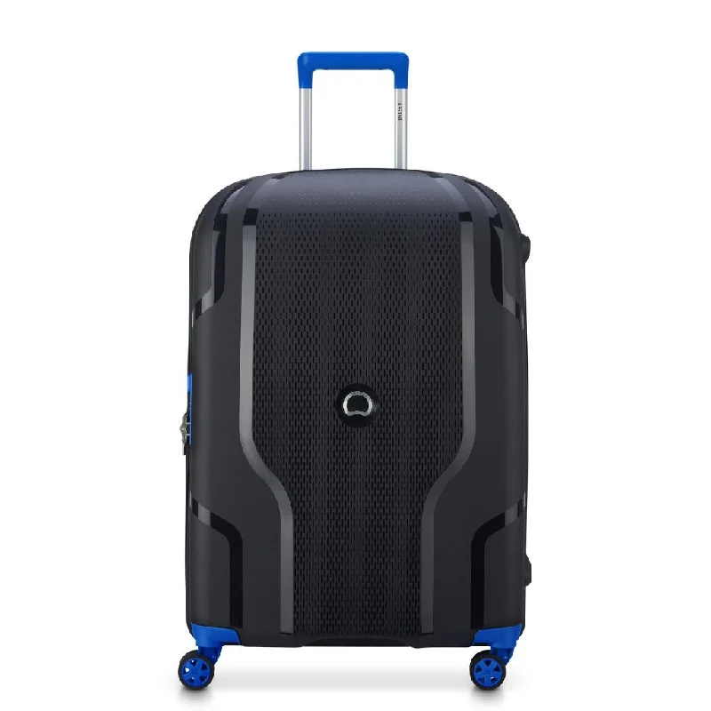 Delsey Clavel 76cm Medium Hardsided Spinner Luggage - Black/Blue