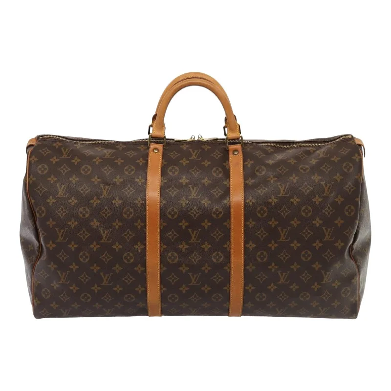 Louis Vuitton Keepall 60  Canvas Travel Bag (Pre-Owned)