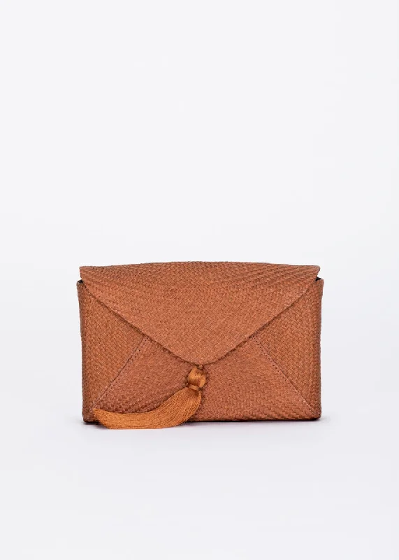 Cassia Straw Clutch Bag