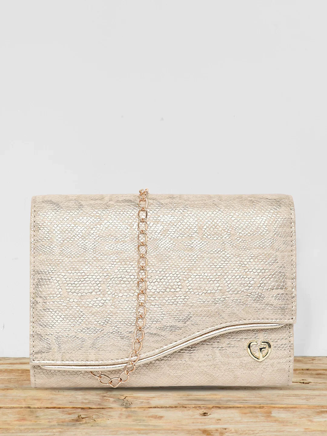 Caprese Party Merle Clutch Medium Beige