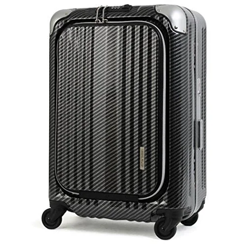 Enkloze X1 Carbon Black Carry-On 21" Spinner 100% Poly Tsa Approved Zipperless