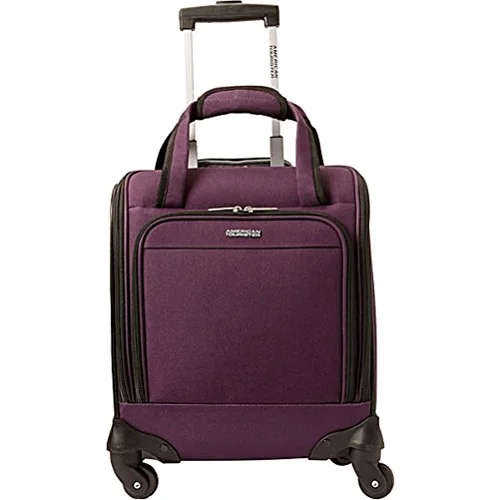 American Tourister Lynnwood 16 Inch Underseat Spinner Carry-On Luggage With Wheels - (Eggplant)