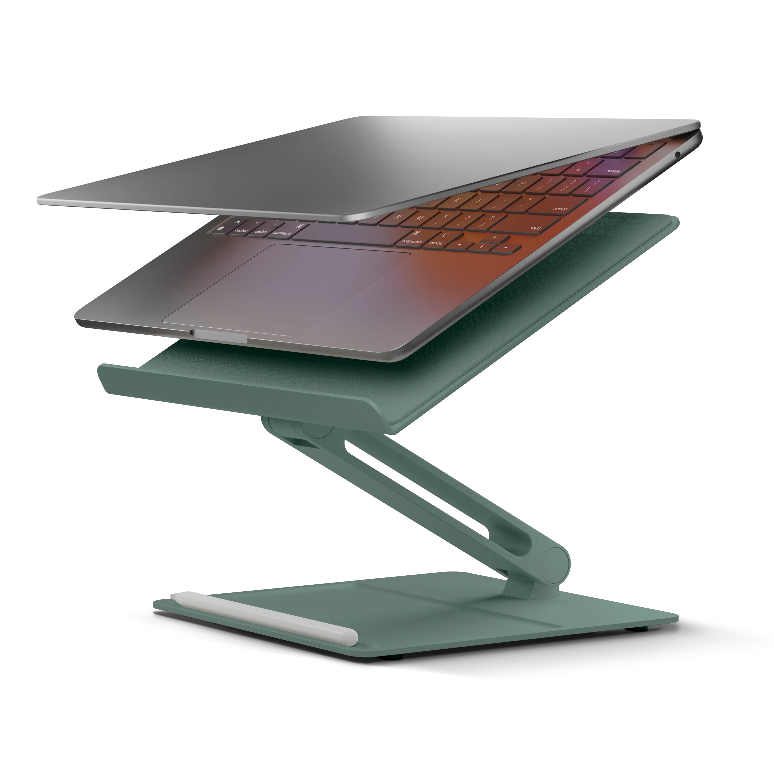 Desk Laptop Stand Slate Green