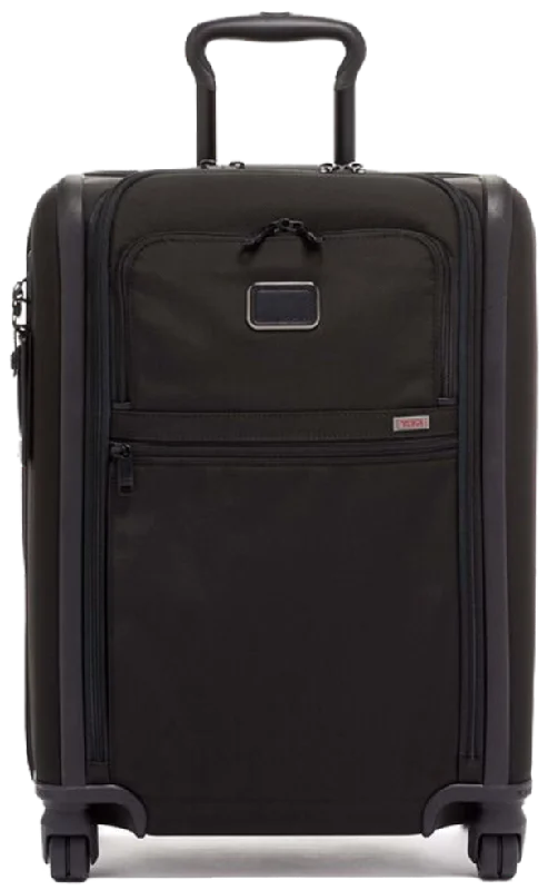 Alpha 3 Continental Expandable 4 Wheeled Carry-On - Black