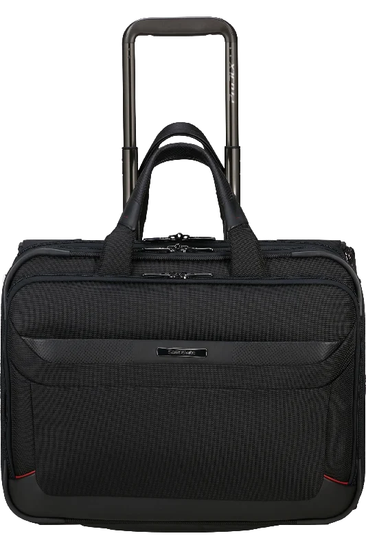 PRO-DLX 6 Rolling Laptop Bag with wheels 15.6" - Black