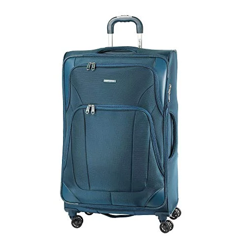 Samsonite Dakar Lite Carry-On Luggage Large Petrol Blue Travel Bag