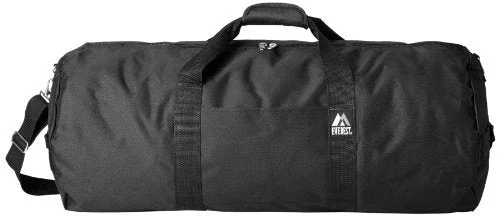 Everest 30-Inch Round Duffel, Black, One Size