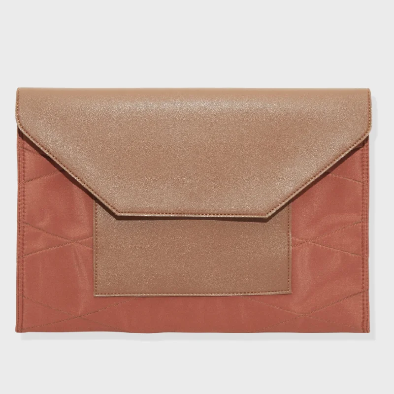 SILVANNA NYLON LAPTOP SLEEVE TERRACOTTA