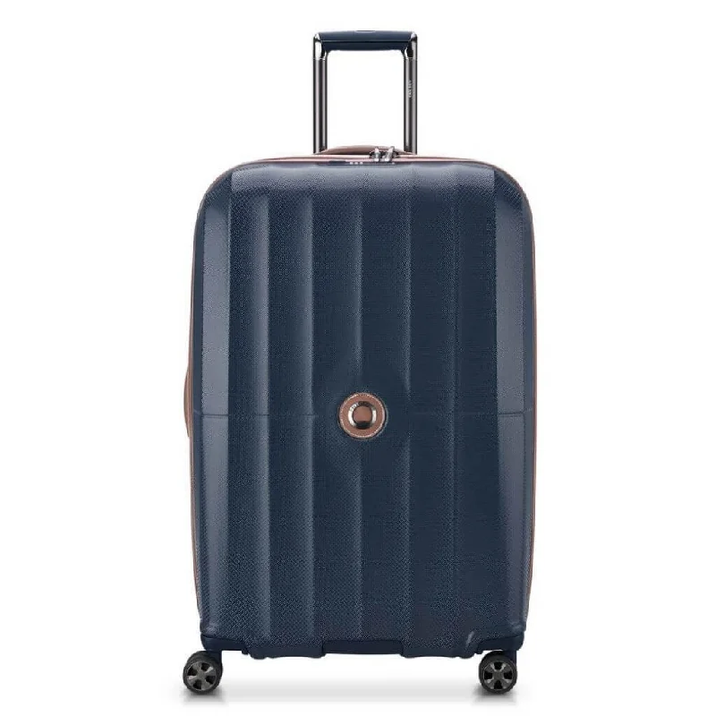 Delsey St Tropez 77cm Expandable Large Luggage - Navy