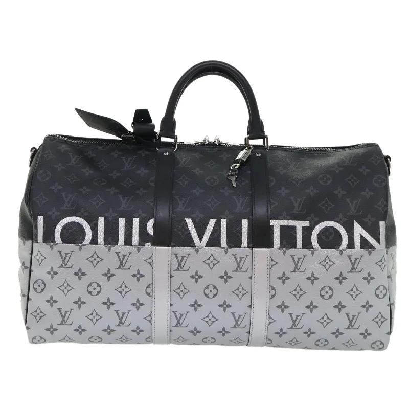 Louis Vuitton Keepall Bandouliere 50  Canvas Travel Bag (Pre-Owned)