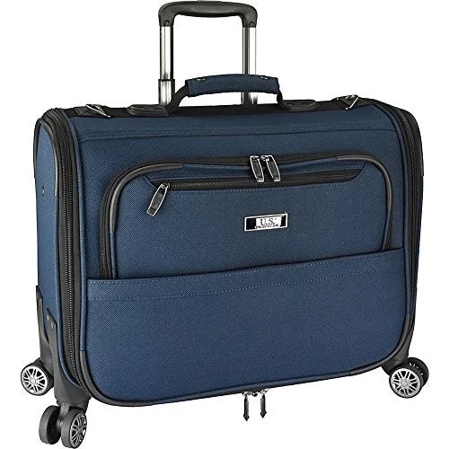 U.S. Traveler Freetown Carry-On Spinner Garment Bag, Navy