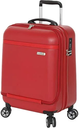 Regent Square Travel - Small Suitcase Hardside Spinner With Goodyear Wheels And Built-in TSA Luggage Lock - Luggage Cabin Approved - Carry-On - Urban Red