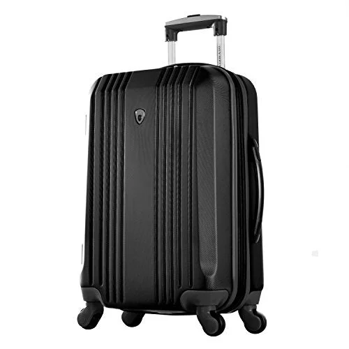 Olympia Apache Ii 21" Carry-On Spinner, Black+Black