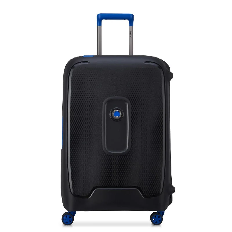 Delsey Moncey 69cm Medium Hardsided Luggage Black/Blue