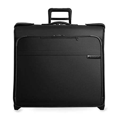 Briggs & Riley Baseline-Softside Carry-On 2-Wheel Wardrobe Bag, Black, One Size