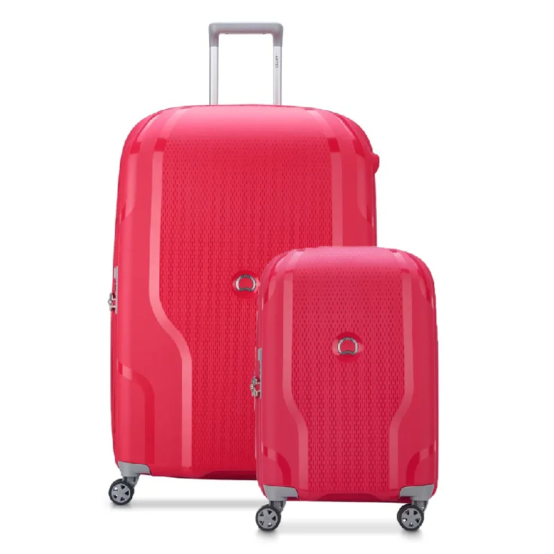 Delsey Clavel MR 2 Piece Hardsided Luggage Duo - Magenta