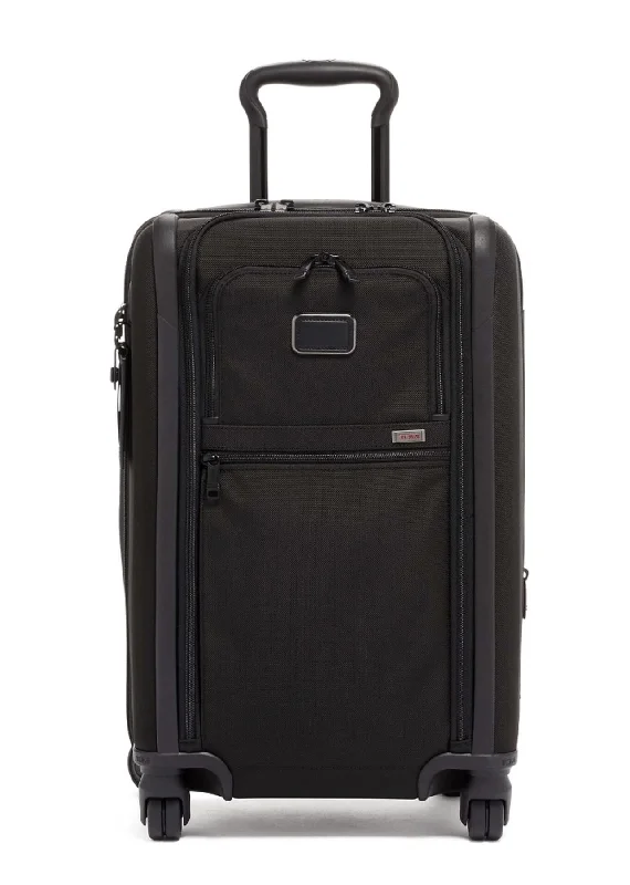 Alpha 3 International Dual Access 4 Wheeled Carry-On - Black